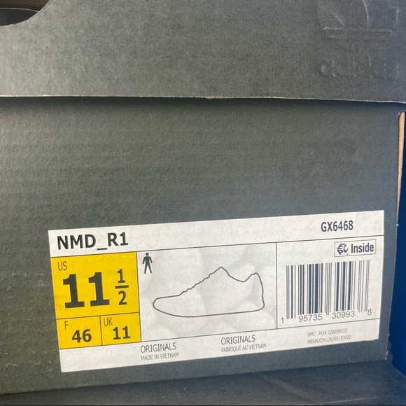 Adidas Originals NMD R1 Green Black Trainers Running Shoe Sneaker Men Sz - Picture 13 of 15